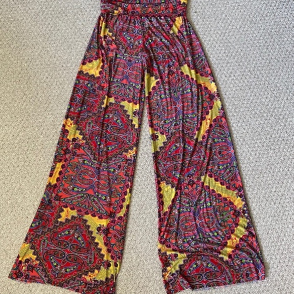 Print Wide Leg Pants - EXCELLENT CONDITION